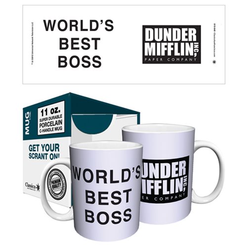 The Office Dunder Mifflin World's Best Boss 11 oz. Mug